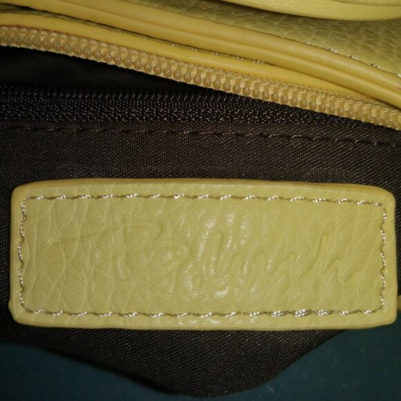 Blush Ladies Man Made Materials Yellow Zipper Closure Handbag / Shoulder Bag - Picture 3 of 7